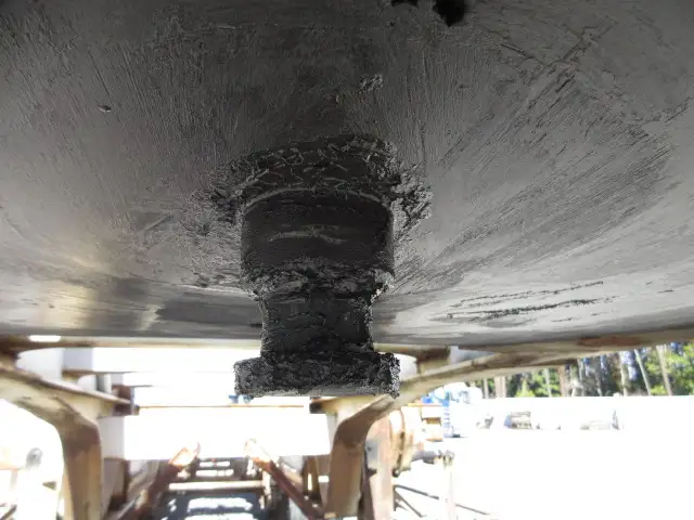 ナンバー付 平成20年 20FTコンテナシャシ 3軸リーフサスの画像14