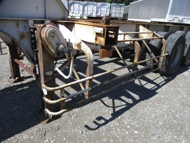 ナンバー付 平成20年 20FTコンテナシャシ 3軸リーフサスの画像16