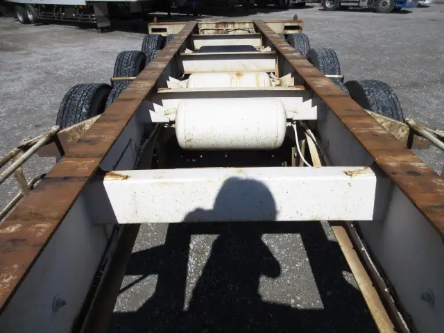 ナンバー付 平成20年 20FTコンテナシャシ 3軸リーフサスの画像23