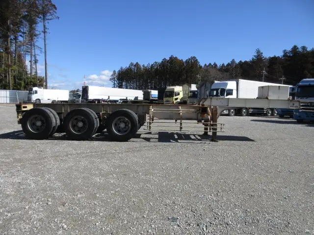 ナンバー付 平成20年 20FTコンテナシャシ 3軸リーフサスの画像4