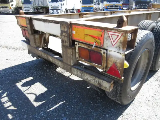 ナンバー付 平成20年 20FTコンテナシャシ 3軸リーフサスの画像38