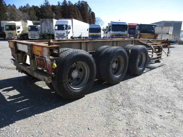 ナンバー付 平成20年 20FTコンテナシャシ 3軸リーフサスの画像5