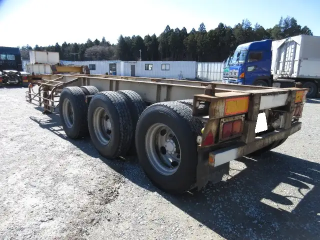 ナンバー付 平成20年 20FTコンテナシャシ 3軸リーフサスの画像7