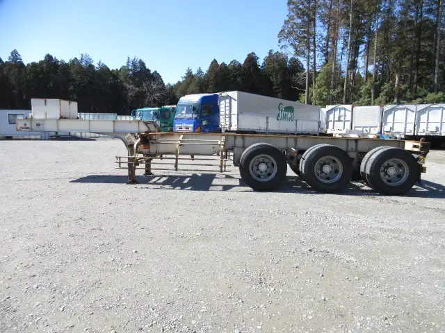 ナンバー付 平成20年 20FTコンテナシャシ 3軸リーフサスの画像8