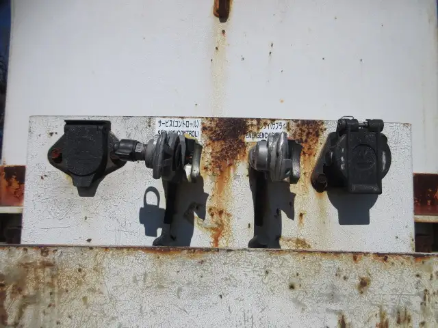 ナンバー付 平成20年 20FTコンテナシャシ 3軸リーフサスの画像9