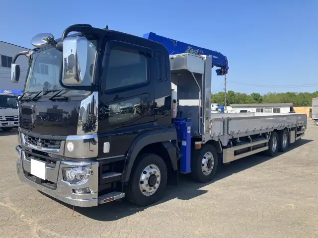 令和04年09月中古大型クレーン付三菱ふそうスーパーグレートの画像1