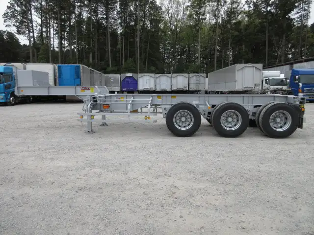 中古その他コンテナシャーシー日本フルハーフの画像8