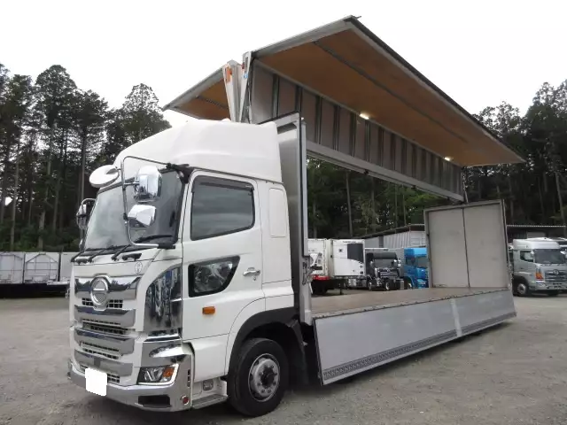 車検付(R7.4)平成30年 日野 低床4軸ウィング 380馬力 MT 積載:13,900kg リターダー バックモニター ETC2.0の画像27