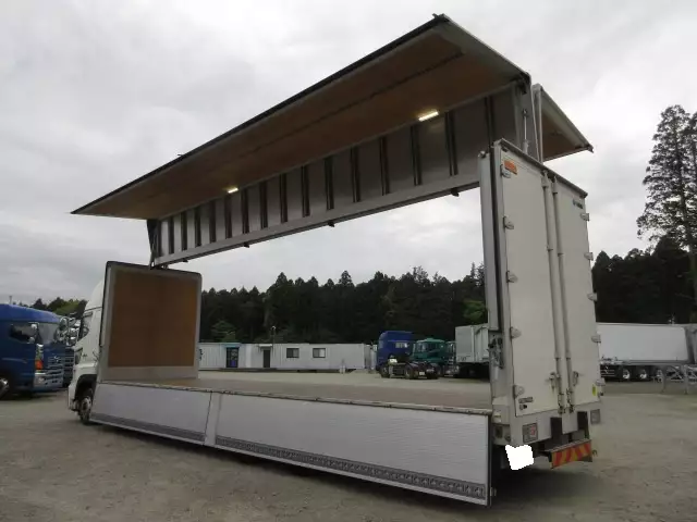 車検付(R7.4)平成30年 日野 低床4軸ウィング 380馬力 MT 積載:13,900kg リターダー バックモニター ETC2.0の画像30