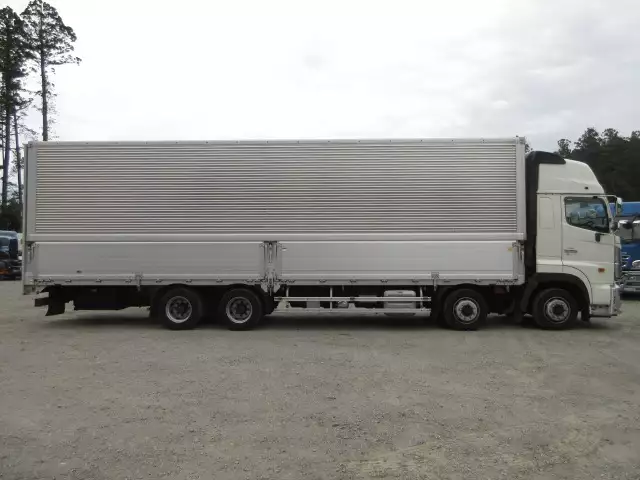 車検付(R7.4)平成30年 日野 低床4軸ウィング 380馬力 MT 積載:13,900kg リターダー バックモニター ETC2.0の画像4