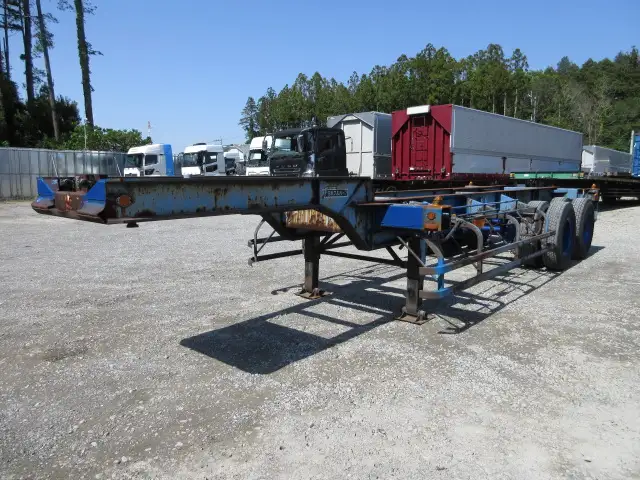 平成03年12月中古その他コンテナシャーシー日本フルハーフの画像1