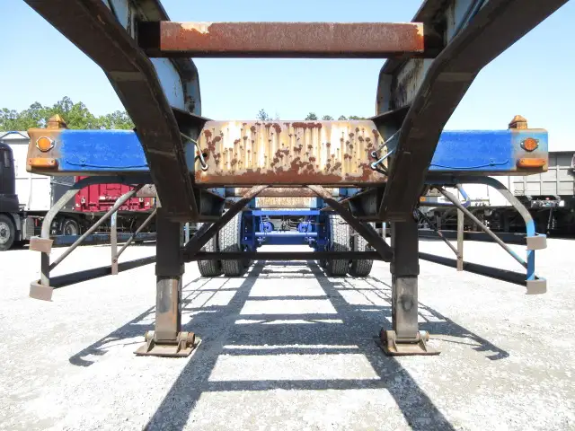 平成03年12月中古その他コンテナシャーシー日本フルハーフの画像14