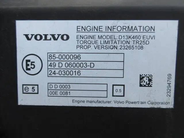 令和02年11月中古大型トラクタヘッド輸入車・その他ボルボの画像52