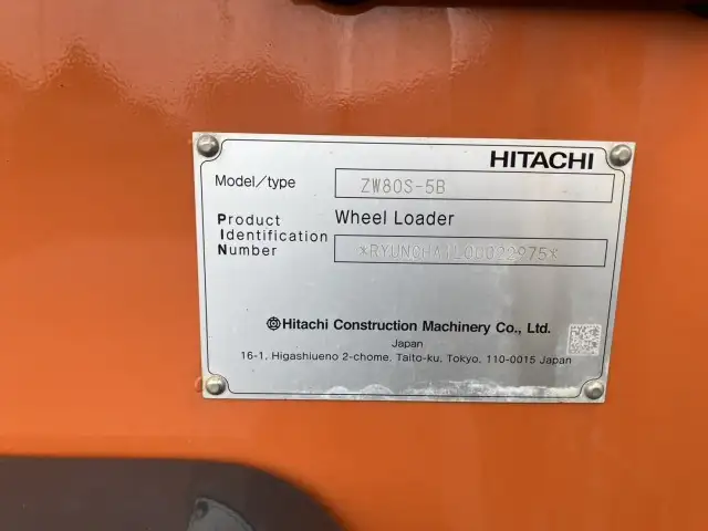 【車検:令和7年10月迄】令和5年 日立 ZW80 タイヤショベル アワー:1,166h 距離:788km 1,2㎥バケットの画像35