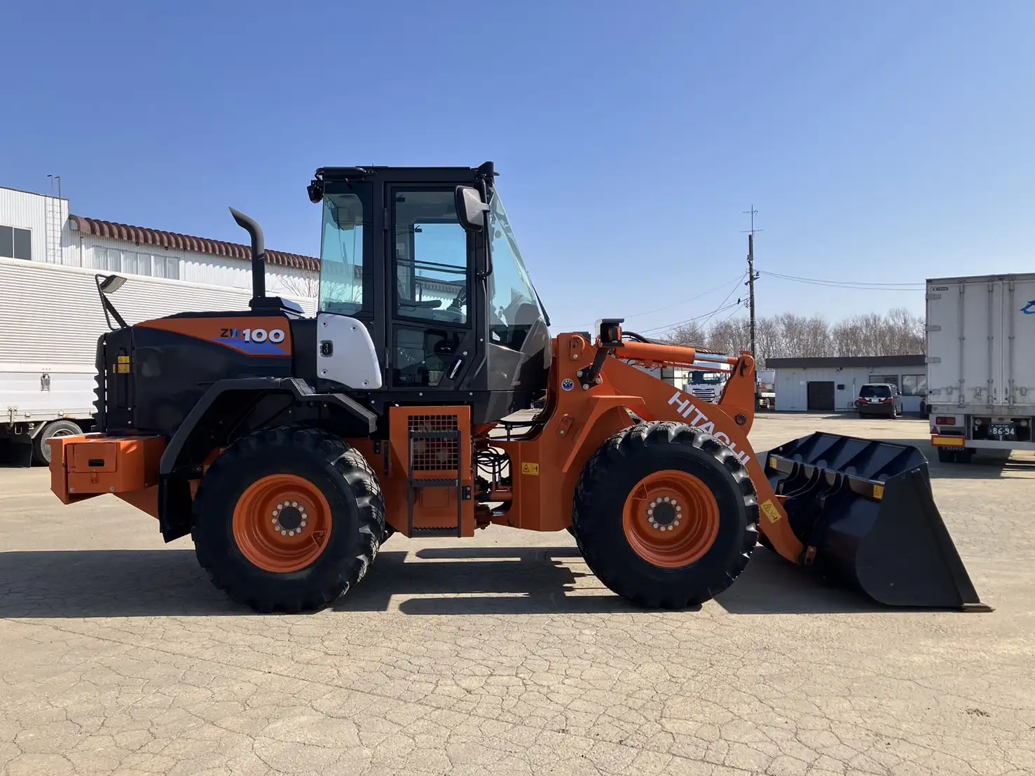 ☆車検付き(R7.12.6)☆ 令和3年 日立 ZW100-6 タイヤショベル 1439.4h 距離:7,149㎞ スパイクタイヤ バケツのみの画像4