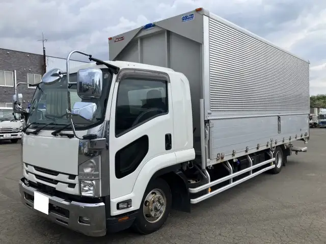 令和02年10月中古中型アルミバン・ウィングいすゞフォワードの画像1