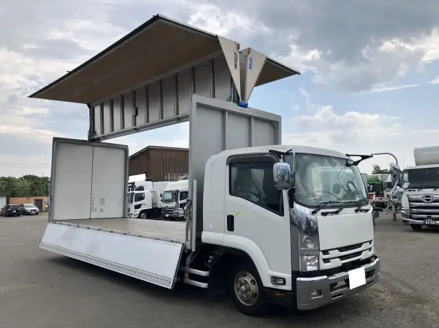 令和02年10月中古中型アルミバン・ウィングいすゞフォワードの画像9