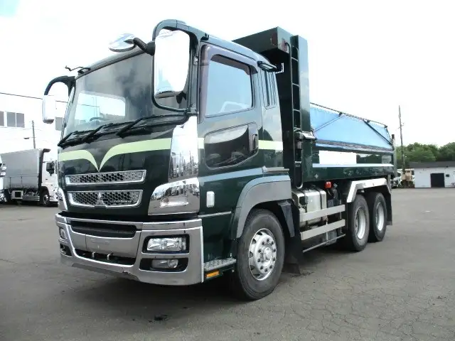 平成25年01月中古大型ダンプ三菱ふそうスーパーグレートの画像1