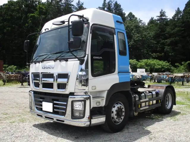 ナンバー付 平成27年 いすゞ トラクタ 460馬力 AT ハイルーフ  の画像1