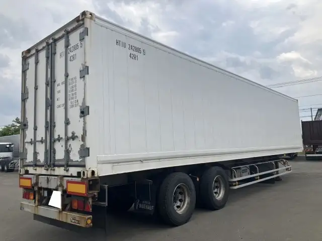 平成27年12月中古小型冷凍トレーラー日本フルハーフフルハーフの画像5