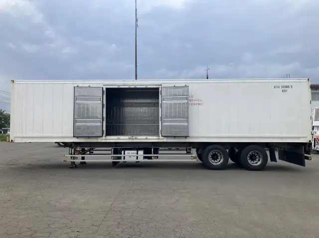 平成27年12月中古小型冷凍トレーラー日本フルハーフフルハーフの画像9