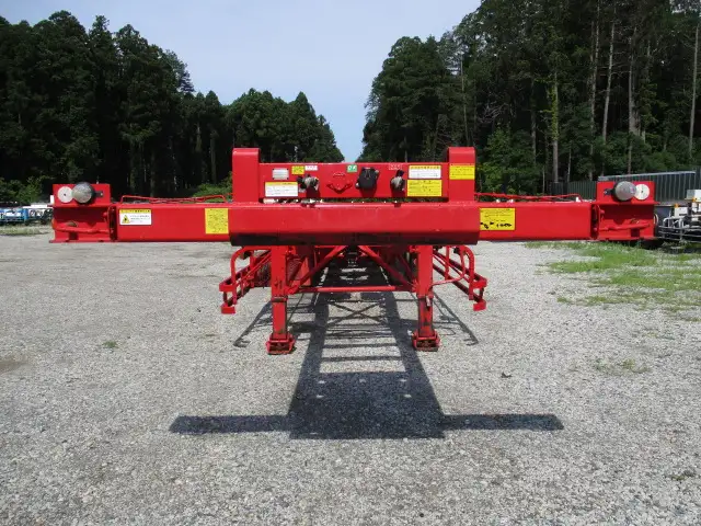 ナンバー付　平成30年　フルハーフ　40FT3軸コンテナシャシ　リフトアクスル後軸残し　最大積載量:30,900kg　第五輪荷重:11,240kg以上の画像2