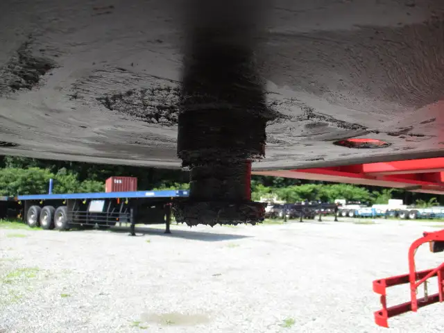 ナンバー付　平成30年　フルハーフ　40FT3軸コンテナシャシ　リフトアクスル後軸残し　最大積載量:30,900kg　第五輪荷重:11,240kg以上の画像14