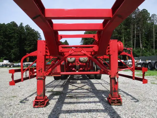 ナンバー付　平成30年　フルハーフ　40FT3軸コンテナシャシ　リフトアクスル後軸残し　最大積載量:30,900kg　第五輪荷重:11,240kg以上の画像15