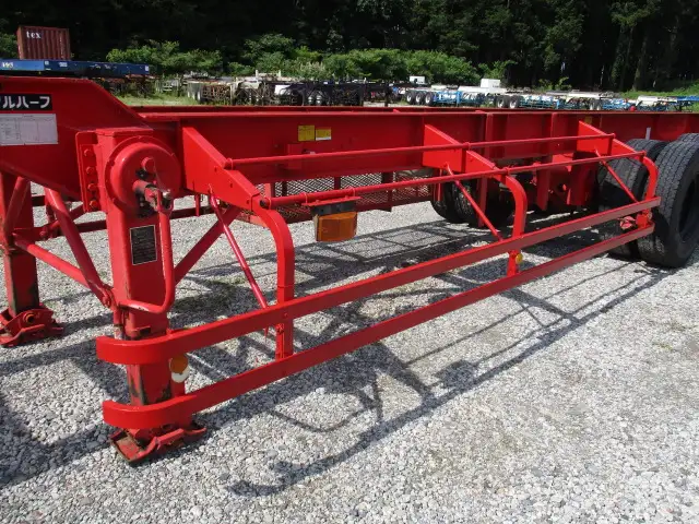 ナンバー付　平成30年　フルハーフ　40FT3軸コンテナシャシ　リフトアクスル後軸残し　最大積載量:30,900kg　第五輪荷重:11,240kg以上の画像16