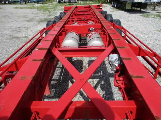 ナンバー付　平成30年　フルハーフ　40FT3軸コンテナシャシ　リフトアクスル後軸残し　最大積載量:30,900kg　第五輪荷重:11,240kg以上の画像23