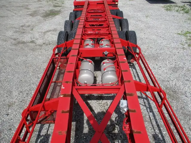 ナンバー付　平成30年　フルハーフ　40FT3軸コンテナシャシ　リフトアクスル後軸残し　最大積載量:30,900kg　第五輪荷重:11,240kg以上の画像24