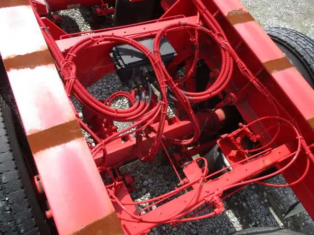 ナンバー付　平成30年　フルハーフ　40FT3軸コンテナシャシ　リフトアクスル後軸残し　最大積載量:30,900kg　第五輪荷重:11,240kg以上の画像27