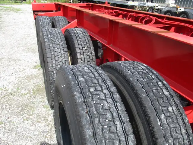 ナンバー付　平成30年　フルハーフ　40FT3軸コンテナシャシ　リフトアクスル後軸残し　最大積載量:30,900kg　第五輪荷重:11,240kg以上の画像34