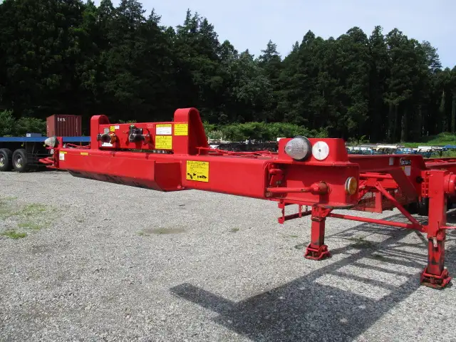 ナンバー付　平成30年　フルハーフ　40FT3軸コンテナシャシ　リフトアクスル後軸残し　最大積載量:30,900kg　第五輪荷重:11,240kg以上の画像38