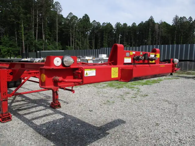 ナンバー付　平成30年　フルハーフ　40FT3軸コンテナシャシ　リフトアクスル後軸残し　最大積載量:30,900kg　第五輪荷重:11,240kg以上の画像40