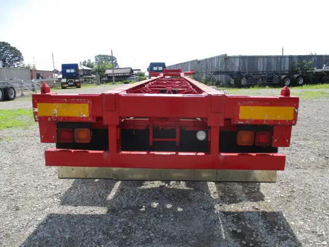 ナンバー付　平成30年　フルハーフ　40FT3軸コンテナシャシ　リフトアクスル後軸残し　最大積載量:30,900kg　第五輪荷重:11,240kg以上の画像6