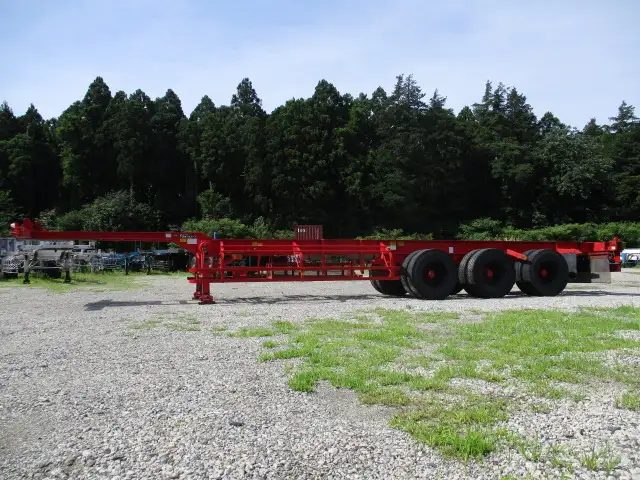 ナンバー付　平成30年　フルハーフ　40FT3軸コンテナシャシ　リフトアクスル後軸残し　最大積載量:30,900kg　第五輪荷重:11,240kg以上の画像8