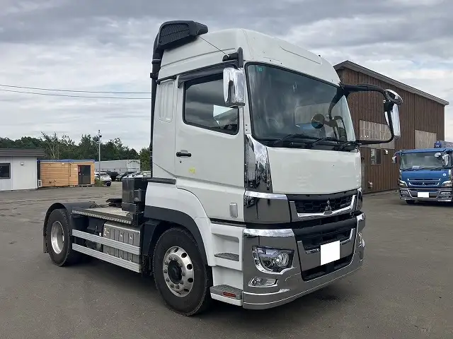 ☆車検付き(R7.4.19)☆ 令和3年 三菱 トラクターヘッド スライドカプラ AT 第五輪:11,500㎏ 距離:27万㎞  の画像3