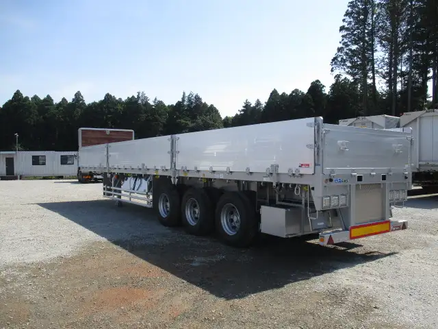 令和06年03月中古その他アオリ付トレーラー・フラットトレーラー日本フルハーフ13M3軸煽り付トレーラの画像7