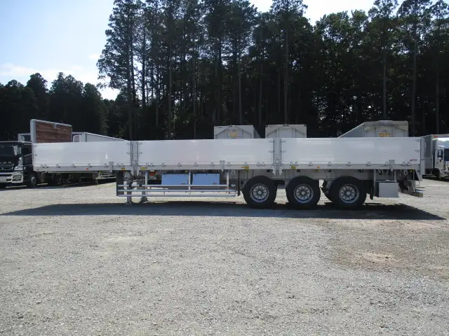 令和06年03月中古その他アオリ付トレーラー・フラットトレーラー日本フルハーフ13M3軸煽り付トレーラの画像8