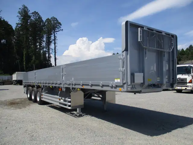 令和06年03月中古その他アオリ付トレーラー・フラットトレーラー日本フルハーフ13M3軸煽り付トレーラの画像3