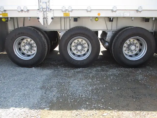 令和06年03月中古その他アオリ付トレーラー・フラットトレーラー日本フルハーフ13M3軸煽り付トレーラの画像9