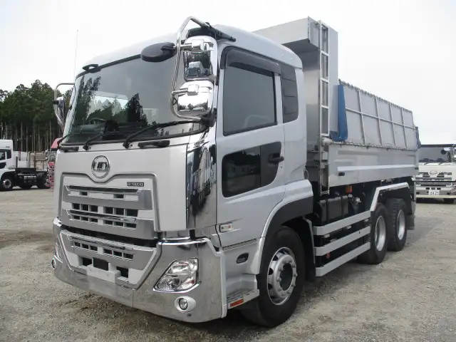 車検付（R8.4.6)　令和4年　 UDトラックス　 大型ダンプ　420馬力　H/L６速　極東　５１０×２２０　最大積載量:8,800kgの画像1