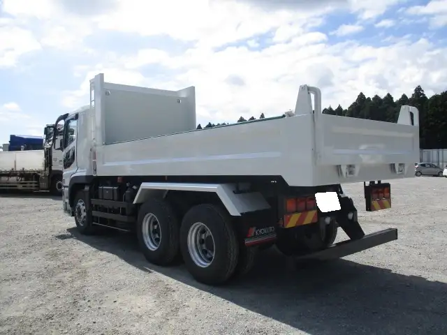 令和6年 三菱 大型ダンプ 394馬力 MT 積載9t ロールーフ 自動コボレーン の画像7