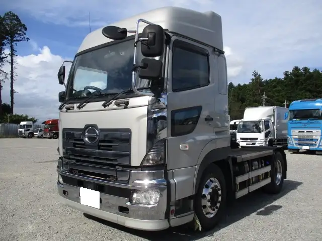 車検付(R7.12)平成26年 日野 トラクタ 410馬力 AT 第五輪:9,600kg 一括緩和(11,500kg)の画像1