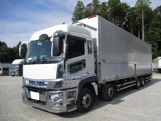 平成30年10月中古大型アルミバン・ウィング三菱ふそうスーパーグレートの画像1