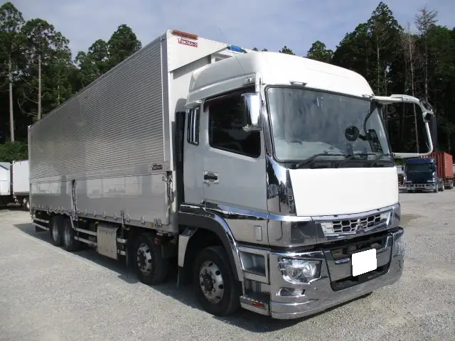 平成30年10月中古大型アルミバン・ウィング三菱ふそうスーパーグレートの画像3