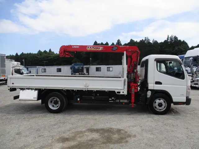 平成29年11月中古小型クレーン付三菱ふそうキャンターの画像4