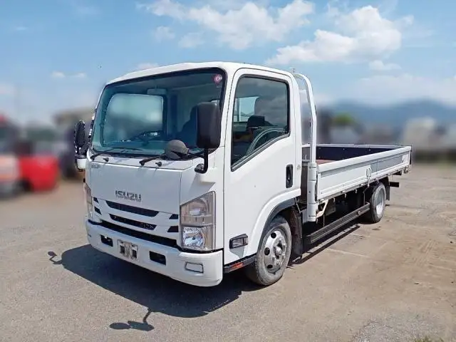 平成30年09月中古小型平ボディいすゞエルフの画像1