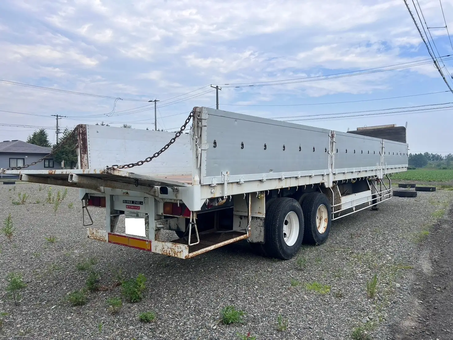 平成15年05月中古その他アオリ付トレーラー・フラットトレーラートレクストレクスの画像5